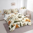 thumbnail image 2 of Catabedysis Watercolor Camping 7 Pieces Full Size Bedding Sets,Country Farmhouse Adventure Full Size Bed in a Bag For Boys,Multicolor,Polkadot Reversible, 2 of 7