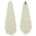 thumbnail image 3 of LELINTA Ponytail Extension Min Claw Clip 18" 24" Curly Synthetic Clip in Claw Ponytail Hair Extension Synthetic Hairpiece with a jaw/Claw Clip, 3 of 8