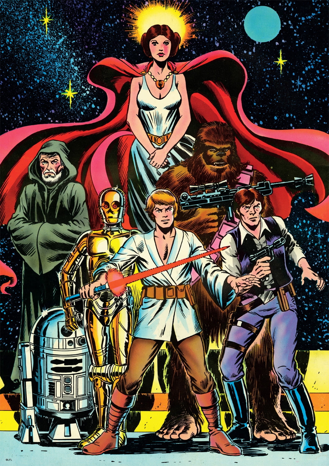 Buffalo Games Entertainment Star Wars - Une Alliance Courageuse, puzzle en bois à emboîter de 500 pièces pour adultes de 14 ans et plus.