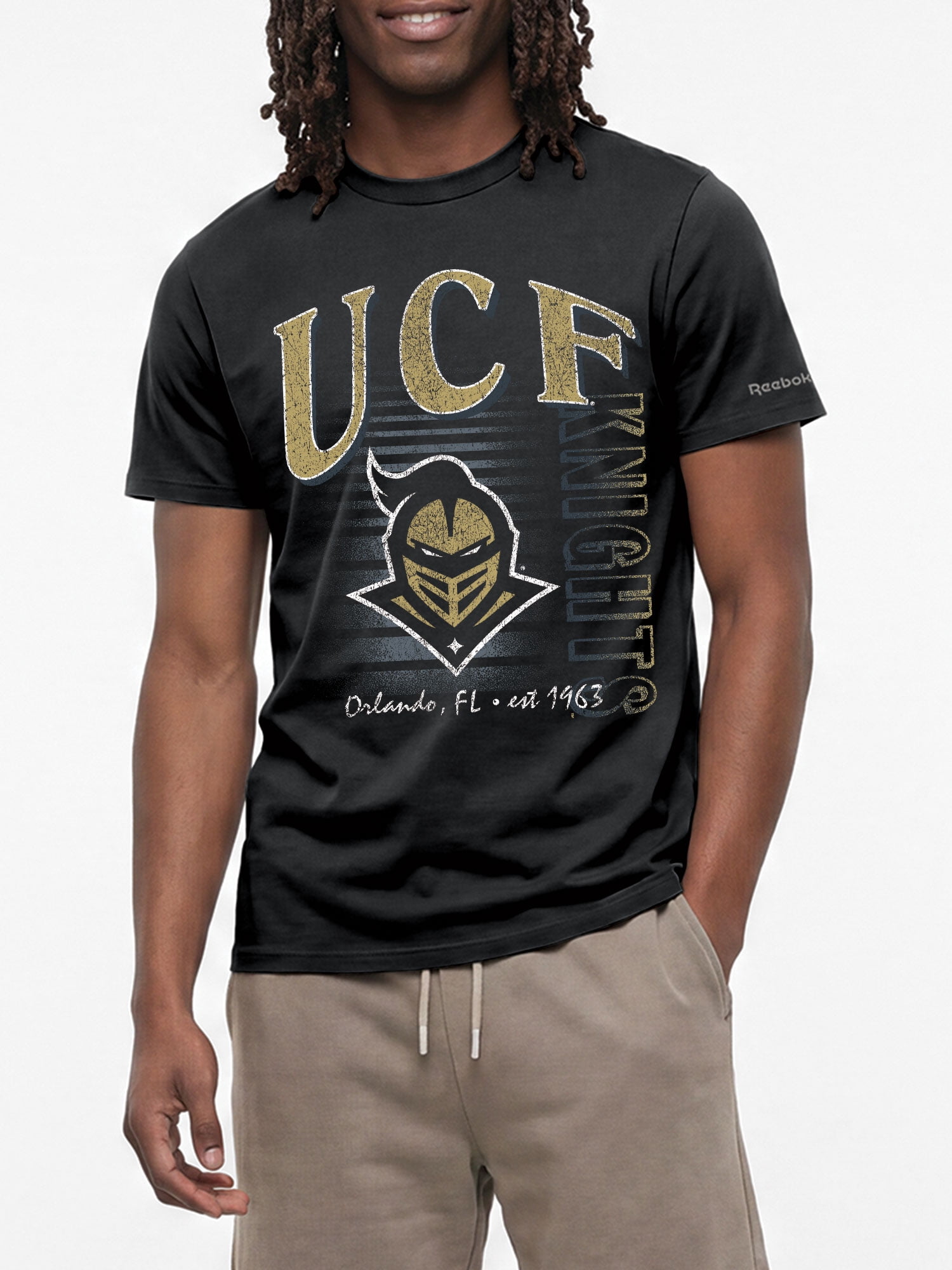 Central Florida Knights Reebok Mens Crew Neck Short Sleeve T-Shirt