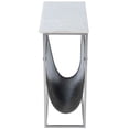 thumbnail image 4 of Butler Specialty Koler Marble And Leather Magazine Table In Gray, 4 of 9