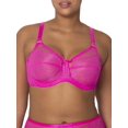 thumbnail image 1 of SHILIU-Womens Full Coverage Unlined Underwire Bra, Lace & Mesh See Through Bra, Plus Size Lingerie Inspired Retro Bra, 1 of 4