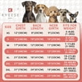 thumbnail image 2 of Jersey para perros pequeños KYEESE con estampado navideño de renos, color rojo, 2 of 8