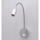 thumbnail image 2 of RV Lámpara de pared Lámpara de pared LED creativa para interiores, pasillo del hotel, pasillo, escalera, sala de estar, fondo, lámpara de pared, lámpara de pared con manguera, plateada, 3w, la dirección se puede ajustar a voluntad, luz blanca cálida BRILLAR Rojo Verde, 2 of 5