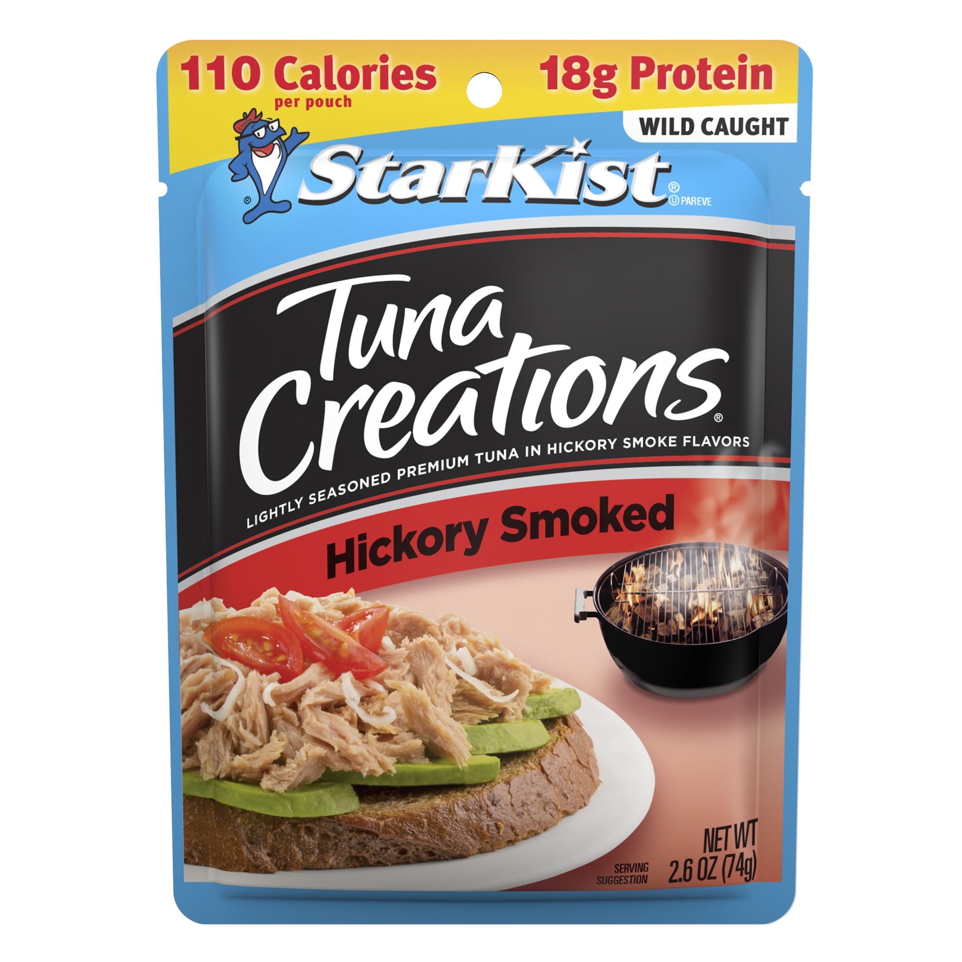 StarKist Tuna Creations® Hickory Smoked - Net Wt. 2.6oz Pouch - seafood