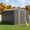 10x10FT Gray, variant on 10x10 FT Outdoor Metal Storage Shed, Waterproof Tool Shed with Double Lockable Doors & Sloped Roof for Backyard, Patio, Garden, Gray