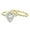 Gold, variant on 1.25CT 925 Sterling Silver Bridal Ring Sets Teardrop CZ Engagement Vintage Pear Promise Rings Marquise Wedding Bands for Women Size 4-11