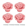 thumbnail image 1 of Poignée de Porte, Poignée d'Armoire en Forme de Rose Moderne Exquise pour Salon pour Maison Blanc, Rose, Violet, 1 of 8