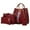 Wine, variant on Aueoeo Women Handbags Wallet Tote Bag Shoulder Bag Fashion Daypack Satchel Purse Set 4Pcs