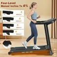 thumbnail image 3 of New Treadmills for Home, 3.5HP Hydraulic System Auto Foldable Treadmill with Incline,10MPH 350Lbs Weight Capacity Electric Treadmills with Heart Rate Sensors,Type C & USB Charge ,Bluetooth Speaker, 3 of 8