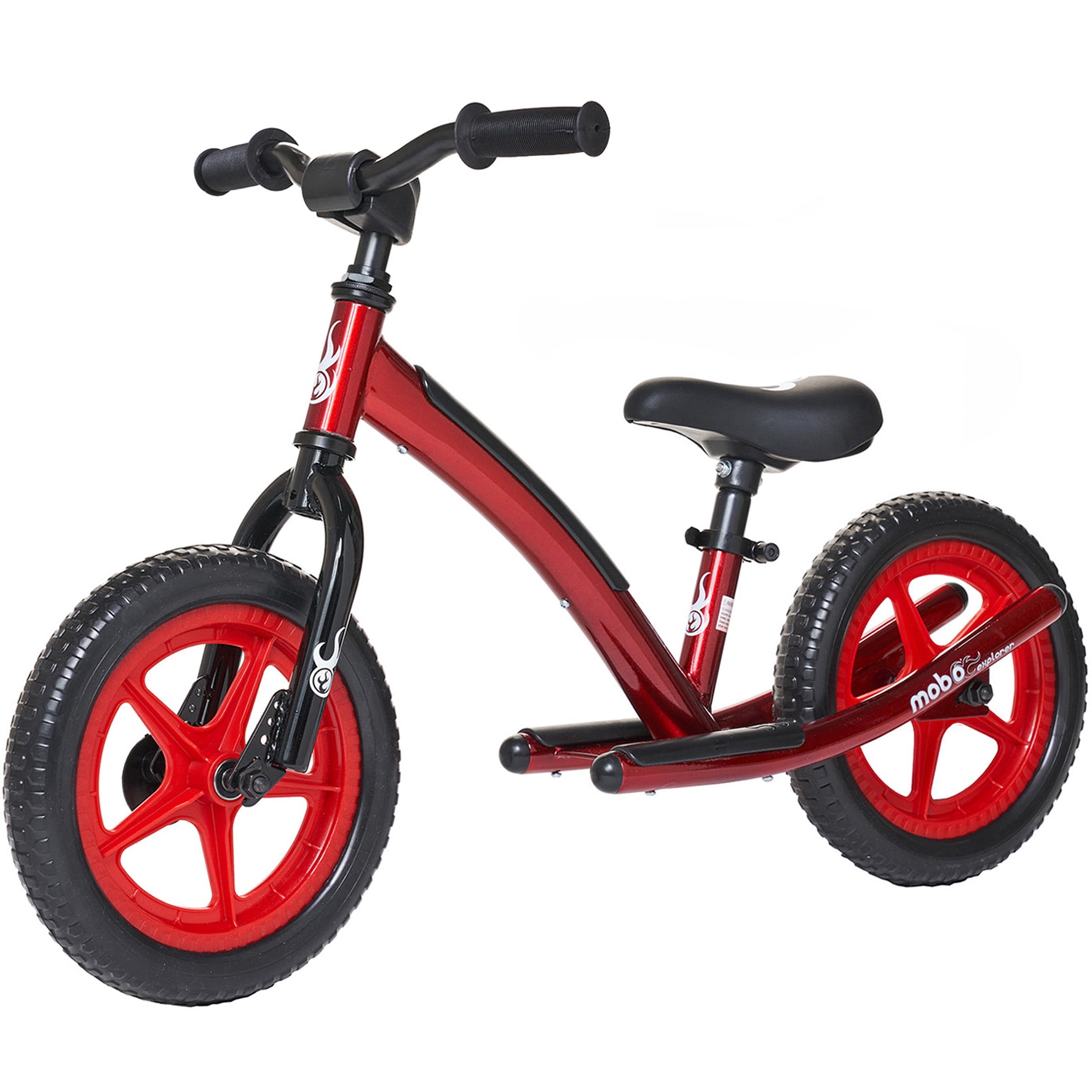 Mobo Explorer Red Balance Bike for Kids, 26 Years Old, Bicycle for