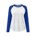 thumbnail image 4 of yillto Long Sleeve for Women Shirts Lightweight Soft Basic Round Neck Casual Loose Tshirts Tops, 4 of 7