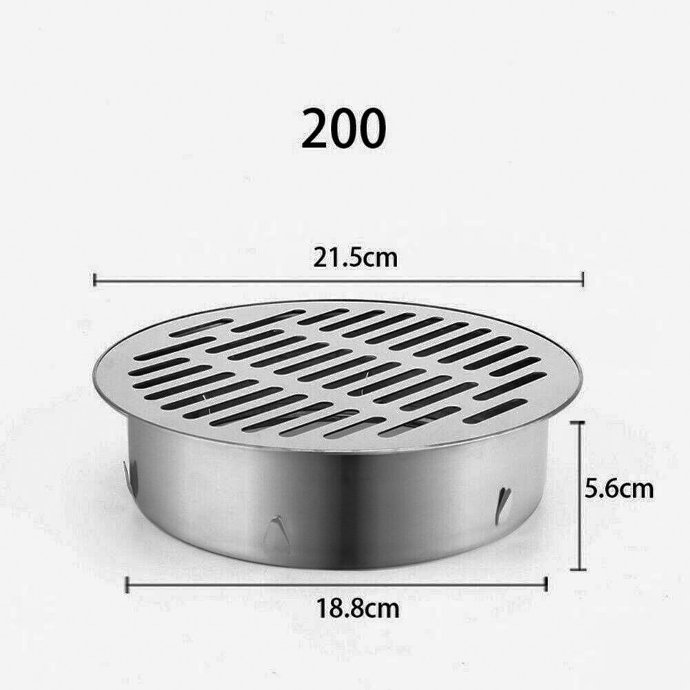304 Stainless Steel thicken Drainage Roof Patio Round Flat Floor Drain Cover