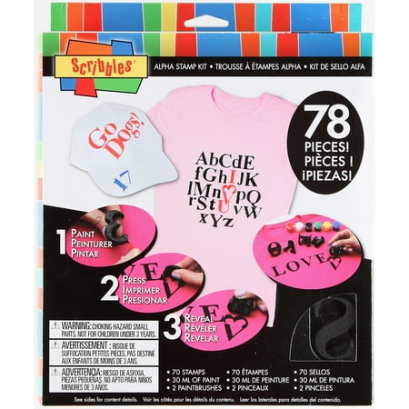 I Love To Create Scribbles Alphabet Stamp Kit-