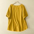 thumbnail image 2 of Birdeem T-Shirt Décontracté de Mode pour Femmes à Manches Courtes, Chandail à Col en V, Hauts, Blouse, 2 of 6