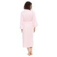 thumbnail image 2 of TexereSilk Women's Luxury Terry Cloth Bathrobe - Soft Modal & Organic Cotton (Barely Pink, Small/Medium), 2 of 6