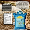 thumbnail image 3 of Asian Kitchen Crystal Sona Masoori Aged Rice 20-Pound Bag, 20lbs (9.08kg) Short Grain Rice ~ All Natural | Gluten Friendly | Vegan | Indian Origin | Export Quality, 3 of 10