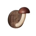 thumbnail image 3 of Ganchos de pared de madera con forma de percha, bonitos y decorativos, modernos, para puerta trasera de dormitorio Marrón, 3 of 9