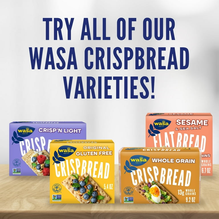 Wasa Multi-Grain Crispbread Non-GMO Crackers, 9.7 oz