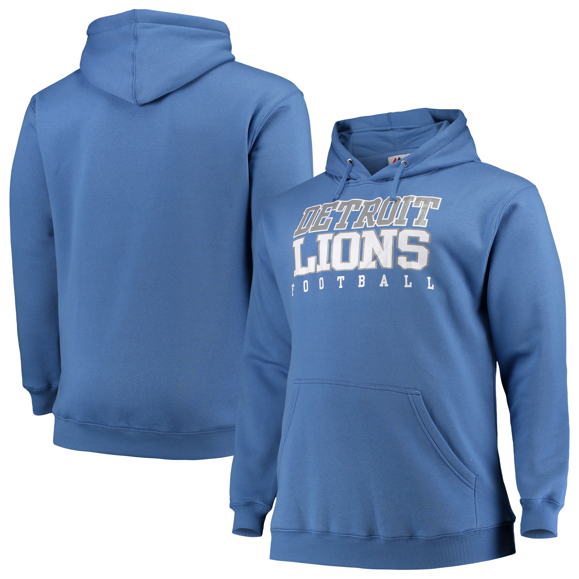 Tall Stacked Pullover Hoodie - Blue 