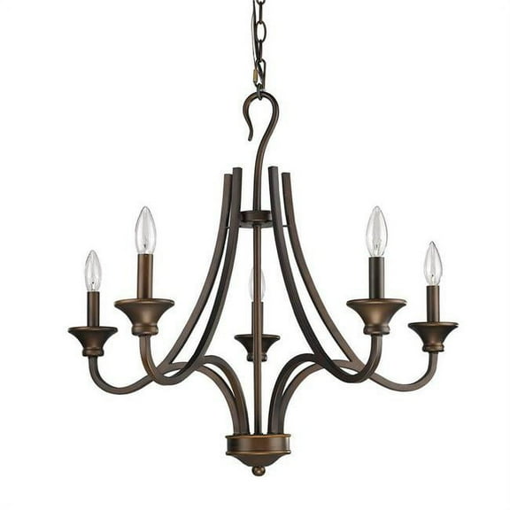Acclaim Lighting In11255 Michelle 5 Light 28" Wide Candle Style Chandelier - Bronze