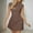 Coffee, variant on Women's Wear to Work Dress Elegant Summer Cap Sleeve A Line Mini Dress for Office Lady Casual