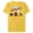 Yellow, variant on Disney Goofy Racing Team "Gawrsh!" Race Car Driver Standard T-Shirt- Short Sleeve Blended T-Shirt for Adults - Customized-Yellow