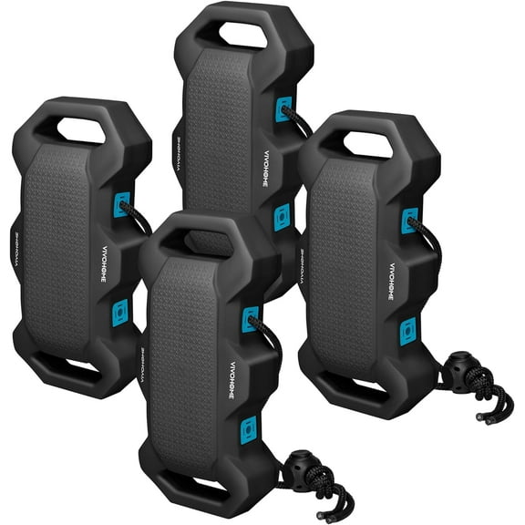 SPECSTAR EVA Boat Fenders for Docking, Boat Bumpers with Nylon Rope, and Fixed Lock Fit for Yachts, Sailing Dinghies, Bass Boats