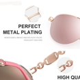 thumbnail image 3 of Gafas de sol de aviador clásicas para mujeres y hombres, lentes espejadas, marco de metal vintage, gafas de sol de moda, 3 of 3