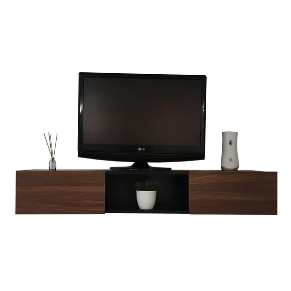 Repisa Flotante Decomobil Escritorio con Puertas para TV Minimalista
