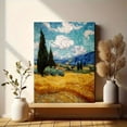 thumbnail image 6 of Van Gogh Cypress Wheat Field Canvas Wall Art Print, Home Decor for Living Room Bedroom Dining Room Office, 6 of 8