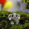 thumbnail image 2 of Exquisite Miniature Elephant Sculpture and Pot Set for Home Desk and Gardening Tabletop Display, 2 of 4
