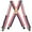 NUSA, variant on MELOTOUGH Mens Suspenders 2" Wide Adjustable And Elastic Braces X Shape With Very Strong Clips - Heavy Duty