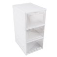 thumbnail image 1 of Collapsible Clear Plastic Shoe Storage Box, Stackable Shoe Organizer For Closet Space Saving, Sneaker Container Bin Holder With Clear Front Door, For Various Shoe Types, 1 of 8