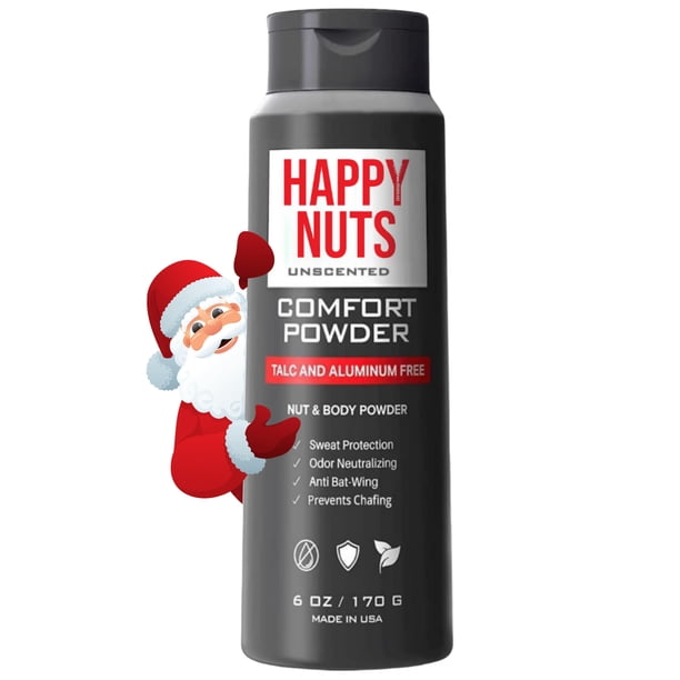 Desodorante antirozaduras y antirozaduras Powder Comfort HAPPY NUTS, 180 ml, sin perfume