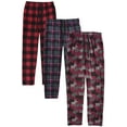 thumbnail image 1 of Victory Outfitters Men's 3-Pack Fleece Sleep/Lounge Pant - RED BUF/MOOSE/GRY - XXL, 1 of 4
