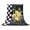 Black Yellow, variant on Lemon Throw Blanket for Couch, Soft Lightweight Flannel Fleece Blanket, Spring Summer Black White Checkered Plaid Microfiber Plush All Season Decorative Blankets Gifts for Sofa Office Lap 30"x40"