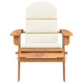 thumbnail image 3 of Carevas Adirondack Patio Chair with Cushions Solid Wood Acacia, 3 of 7