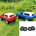 thumbnail image 4 of 4-Piece 2.6 Inch RC Crawler Tires - Heavy Duty Rubber Treads for 1:16 Scale WPL C14 C24 C34 B14 B24 Rock Crawlers, Upgrade Traction for Off-Road RC Cars, 4 of 7