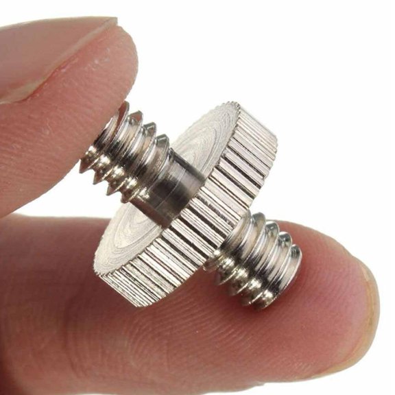 Nuboxa 1/4" Male to 1/4" Male Threaded Camera Screw Adapter For Tripod Holder U3N5