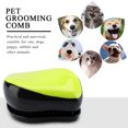 thumbnail image 3 of ATTOE Anti-static Cats Dogs Hair Grooming Comb Comfortable Pets Animals Massage Brush Tool(Green)-0813, 3 of 5