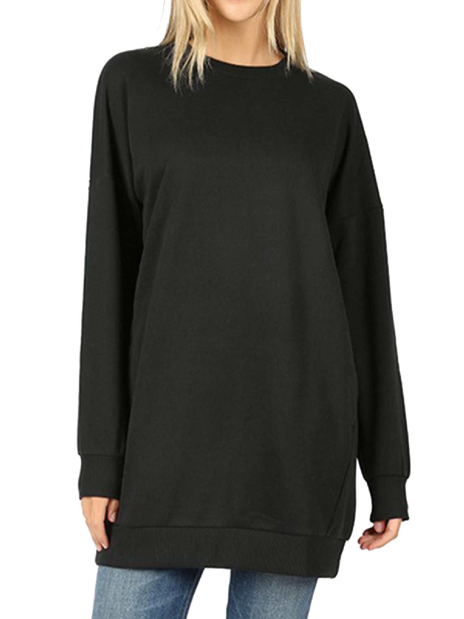 Made by Olivia - Made by Olivia Women's Casual Oversized Crew Neck ...