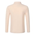 thumbnail image 6 of Linen Polo Shirts for Men Casual Long Sleeve Collared Relaxed Fit Golf Shirts Work Shirt Beach Shirt, 6 of 8