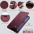 thumbnail image 2 of Funda tipo cartera para Samsung Galaxy S23 Plus, de piel, con tarjetero, soporte, cierre magnético y protección RFID de TPU a prueba de golpes, compatible con el S23 Plus, 2 of 8
