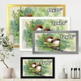 thumbnail image 4 of Birds Of Spring Sitting On Branch 32 in x 24 in Framed Painting Canvas Art Print, by Designart, 4 of 4