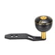 thumbnail image 5 of De Carrete Giratorio De Pesca, De Fibra De Carbono, Perilla De Pesca De Metal único, Eléctrico, Negro, 95mm, 5 of 7