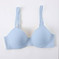thumbnail image 5 of WCJM High Support Bras For Women Adjustable Strap Full Coverage Up Bras Comfortable Bras Life-Saving Light Blue Bras & Seamless Undies, 5 of 7
