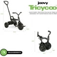 thumbnail image 6 of joovy Tricycoo, Preschool Fold & Go Trike, Forged Iron, 6 of 7
