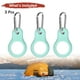 thumbnail image 4 of Clip de hebilla para botella de agua Uxcell [3PCS] - Soporte para taza de agua - [Verde - Silicona - 3.34IN] Soporte portátil y seguro para botellas, 4 of 6