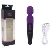 Handheld Personal Cordless Wand Massager with Multi Powerful Speeds & Vibrating USB Rechargeable Therapeutic Massager